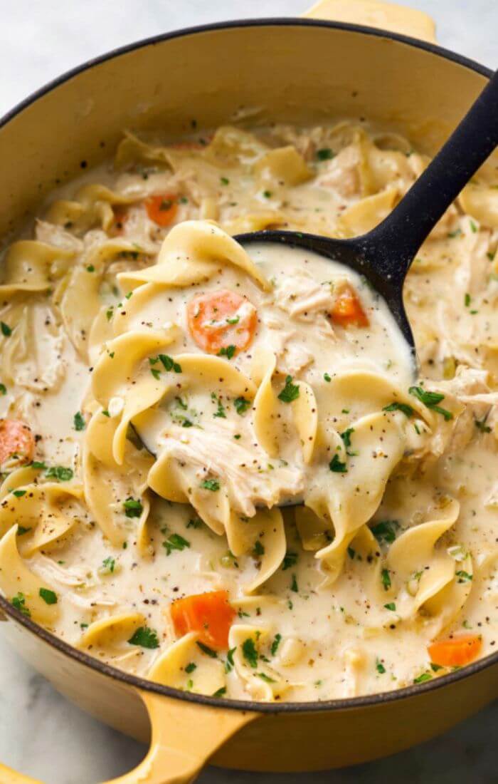 Creamy Chicken Noodle Soup